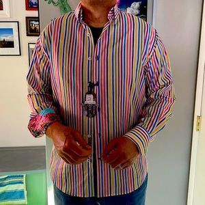 Men’s Luchiano Visconti Black Shirt size medium